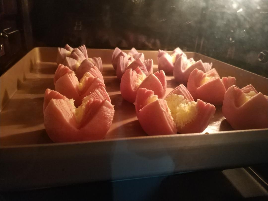 花开富贵之四种口味的椰蓉开口酥