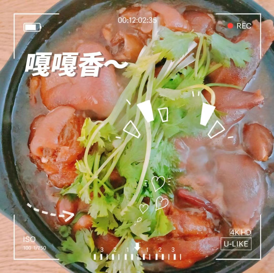 流口水的黄豆炖猪蹄