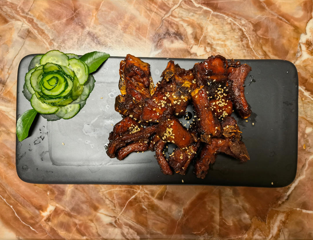 😍黄瓜造型花😍凉拌黄瓜创意摆盘🌹花式美食菜肴点缀摆盘🌸