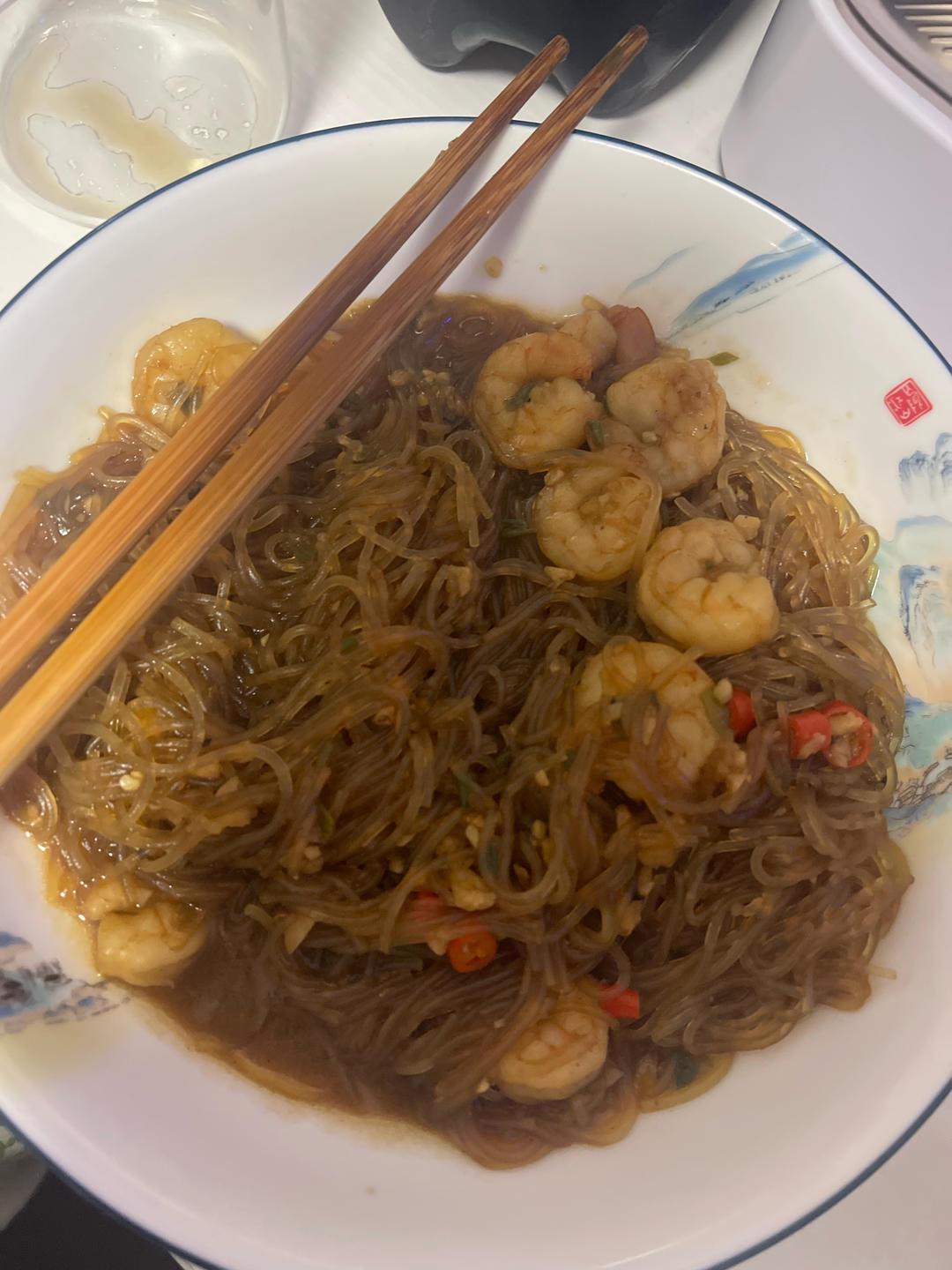粉丝虾仁煲