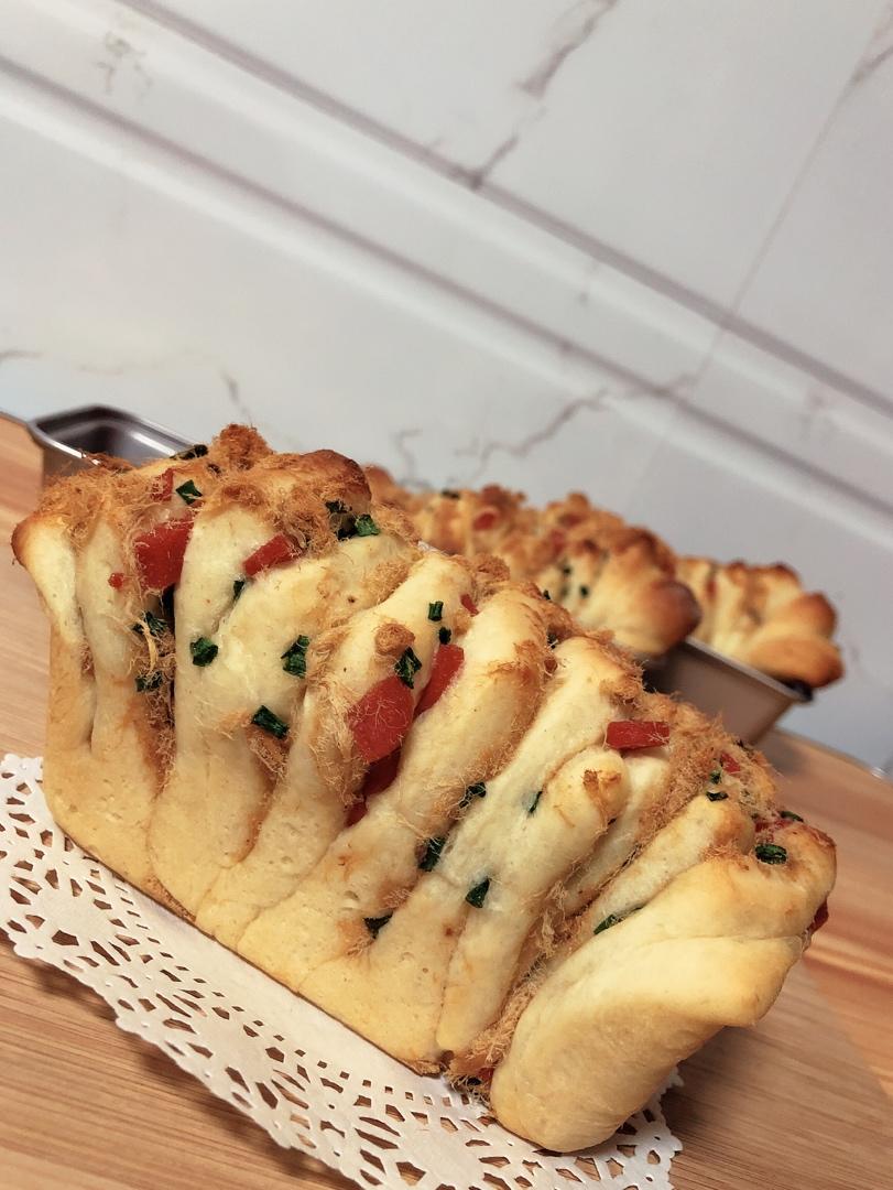 葱香肉松手撕包