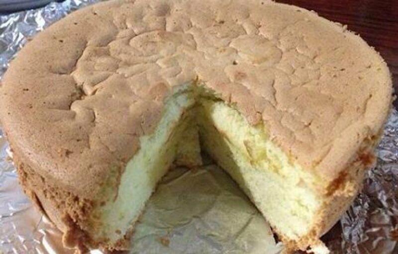 蛋糕的做法（8寸戚风蛋糕）