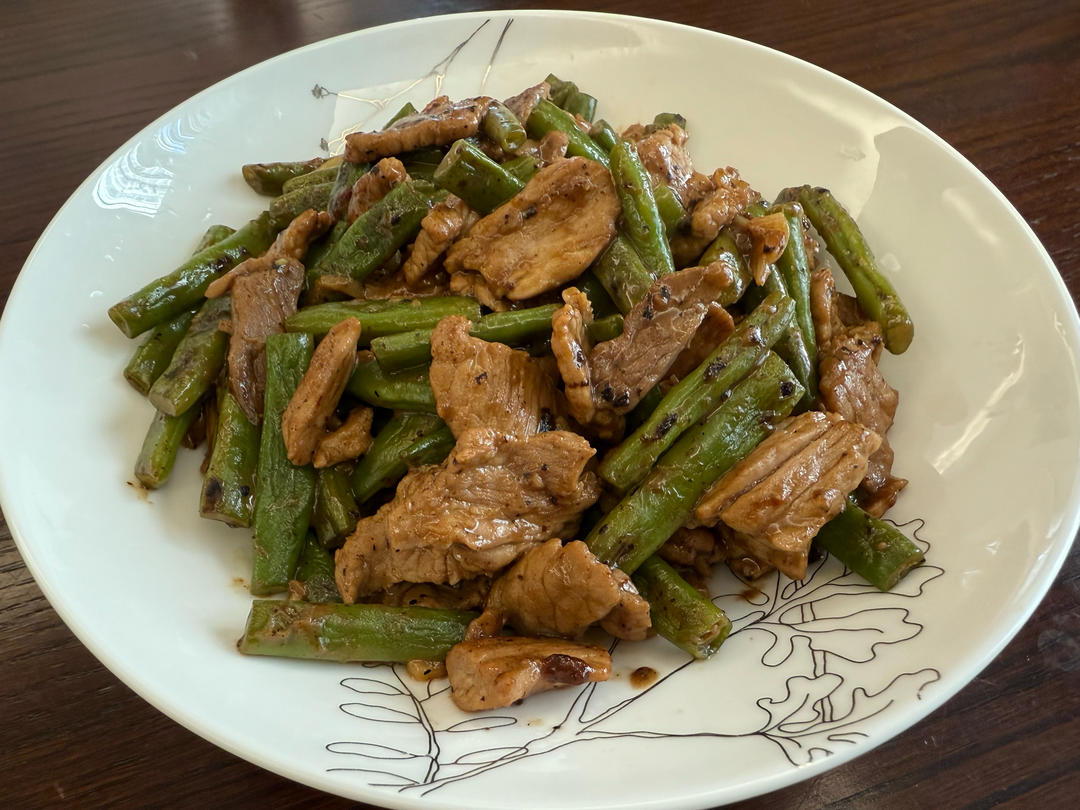 豆角炒肉丝