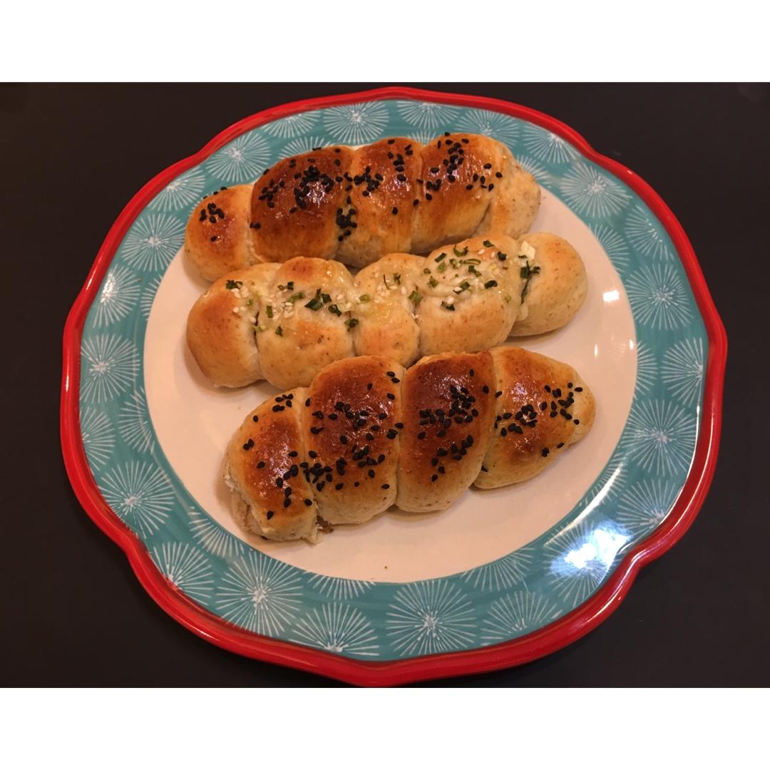 香葱芝士面包条
