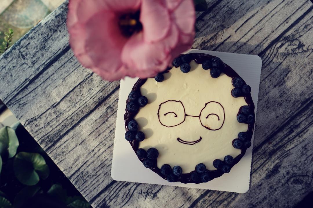 渐变蓝莓冻芝士蛋糕（免烤）