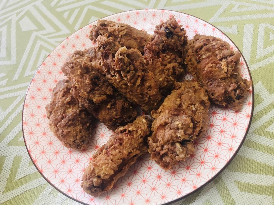 好吃到舔手指的蒜香炸鸡翅