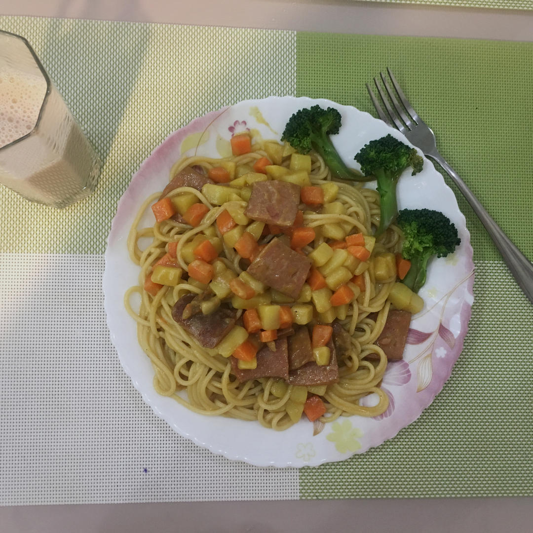 咖喱意大利面