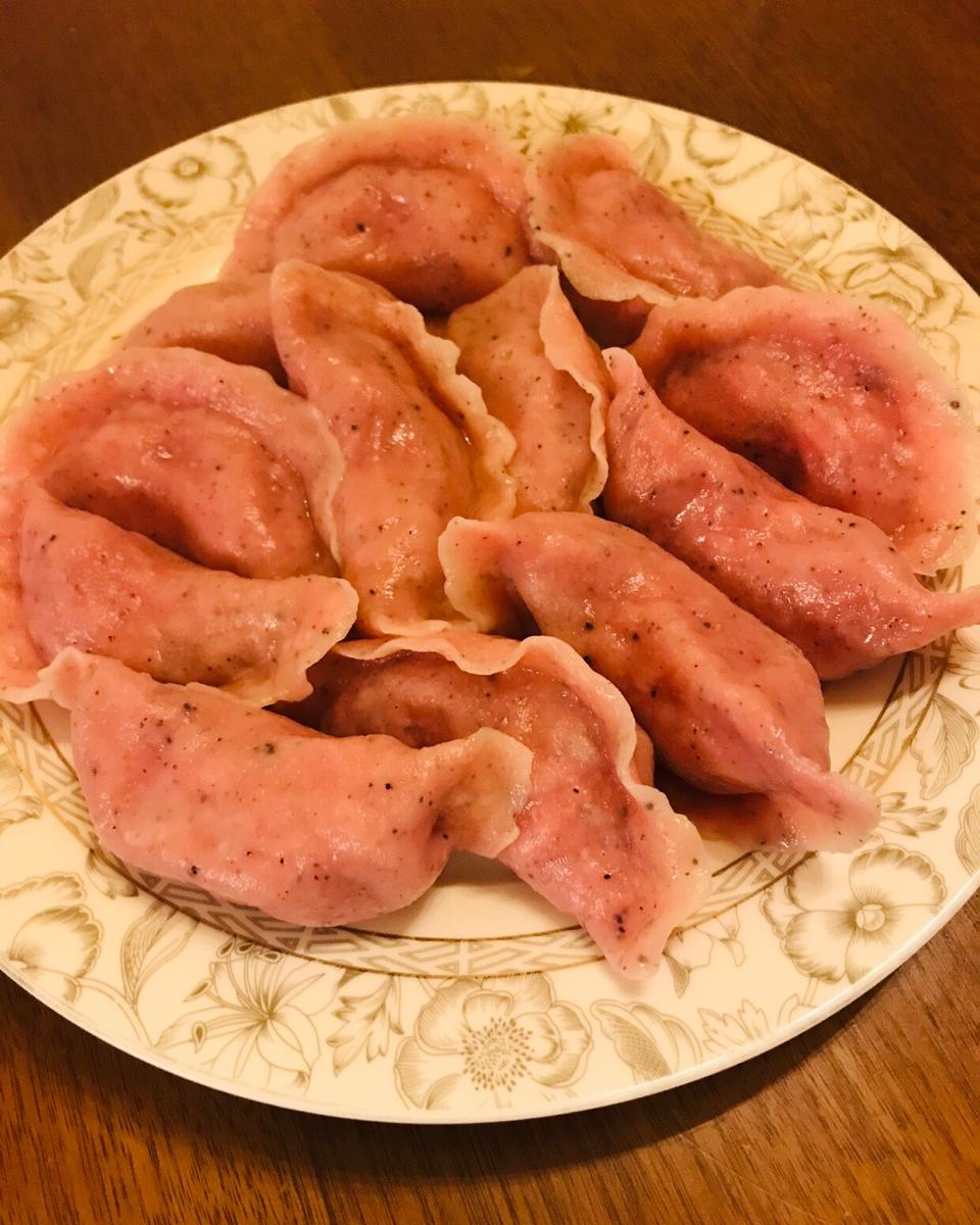 龙利鱼鸡蛋胡萝卜饺子