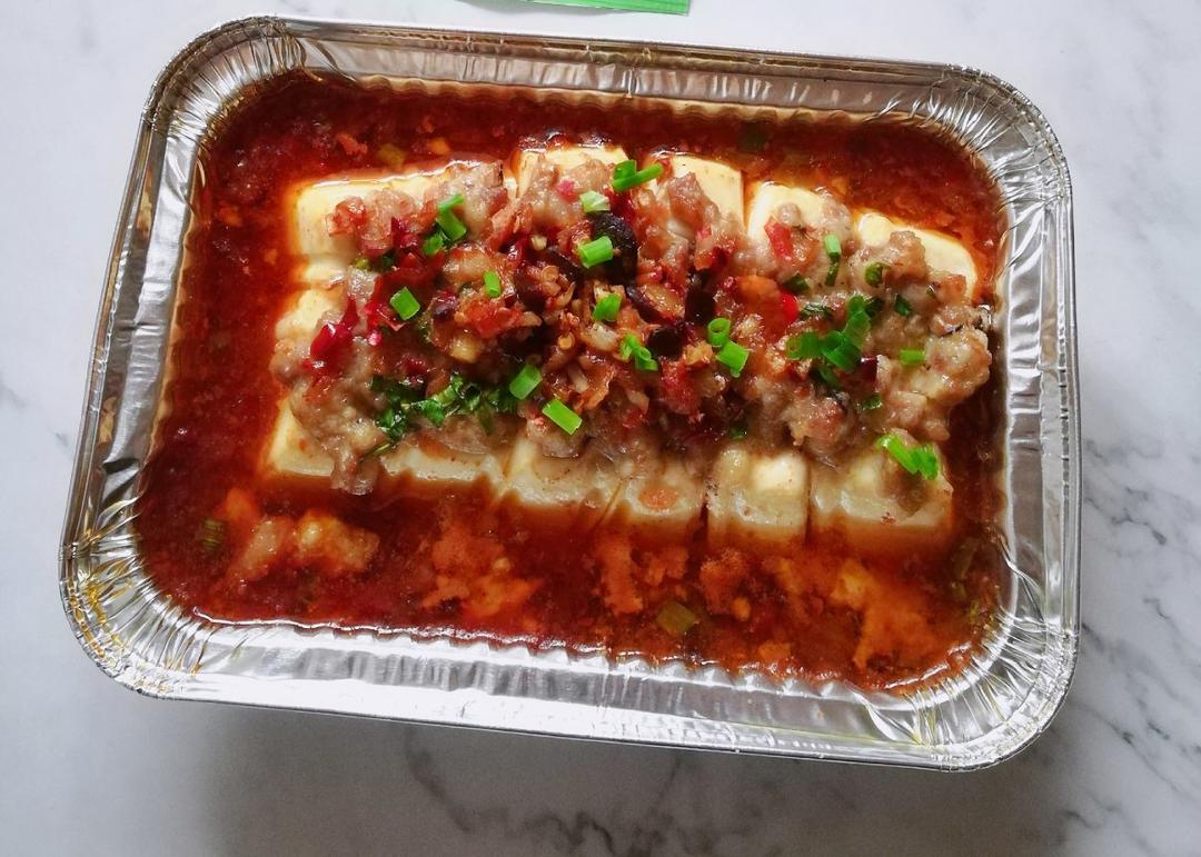 假如爱有天意55做的不用洗碗的锡纸盒豆腐