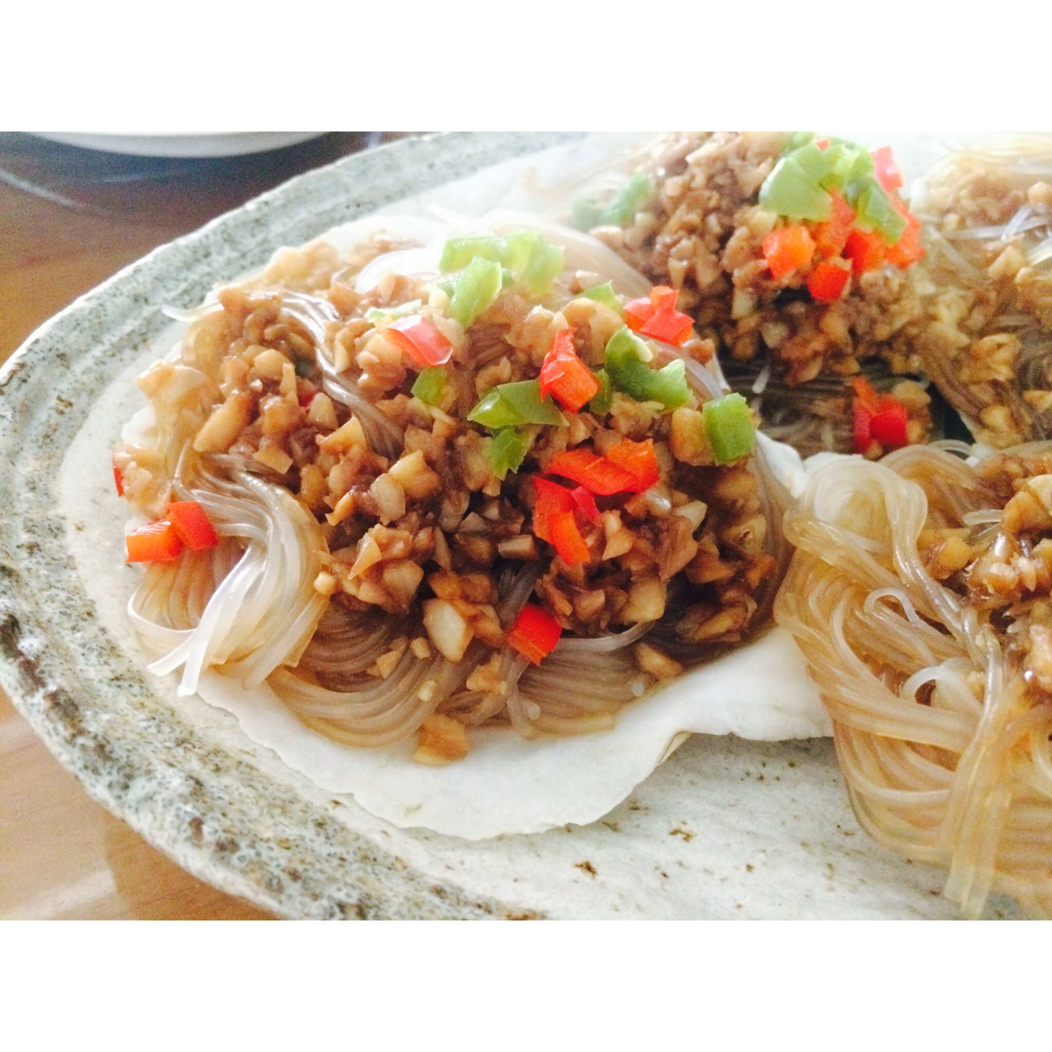 蒜蓉粉丝蒸扇贝