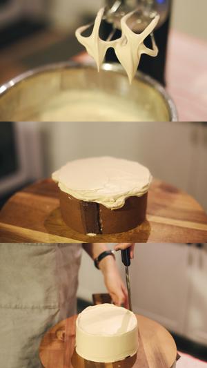焦糖可可漩涡蛋糕—北鼎烤箱食谱的做法 步骤6