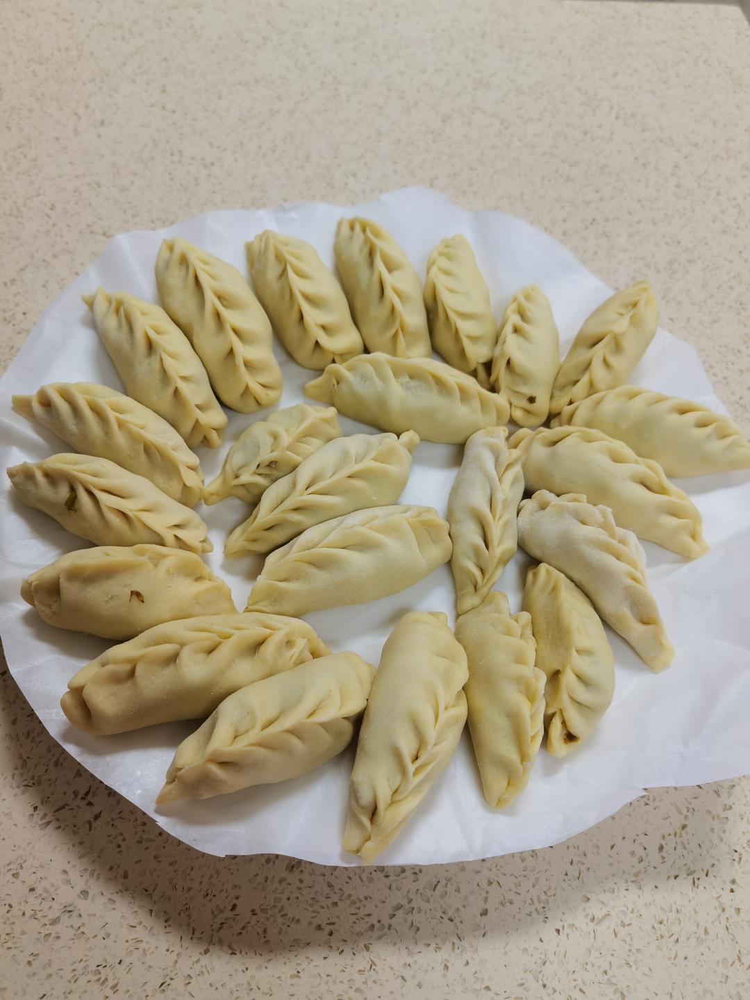 玉米面烫面蒸饺