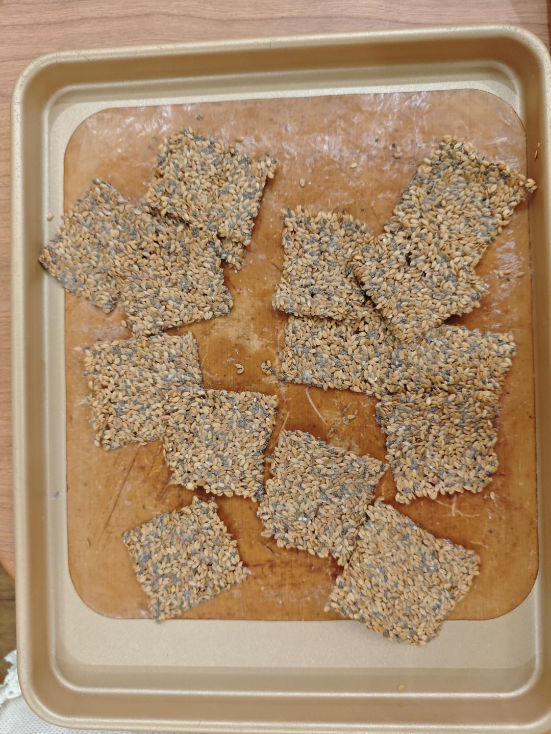 黄金亚麻籽饼干😍