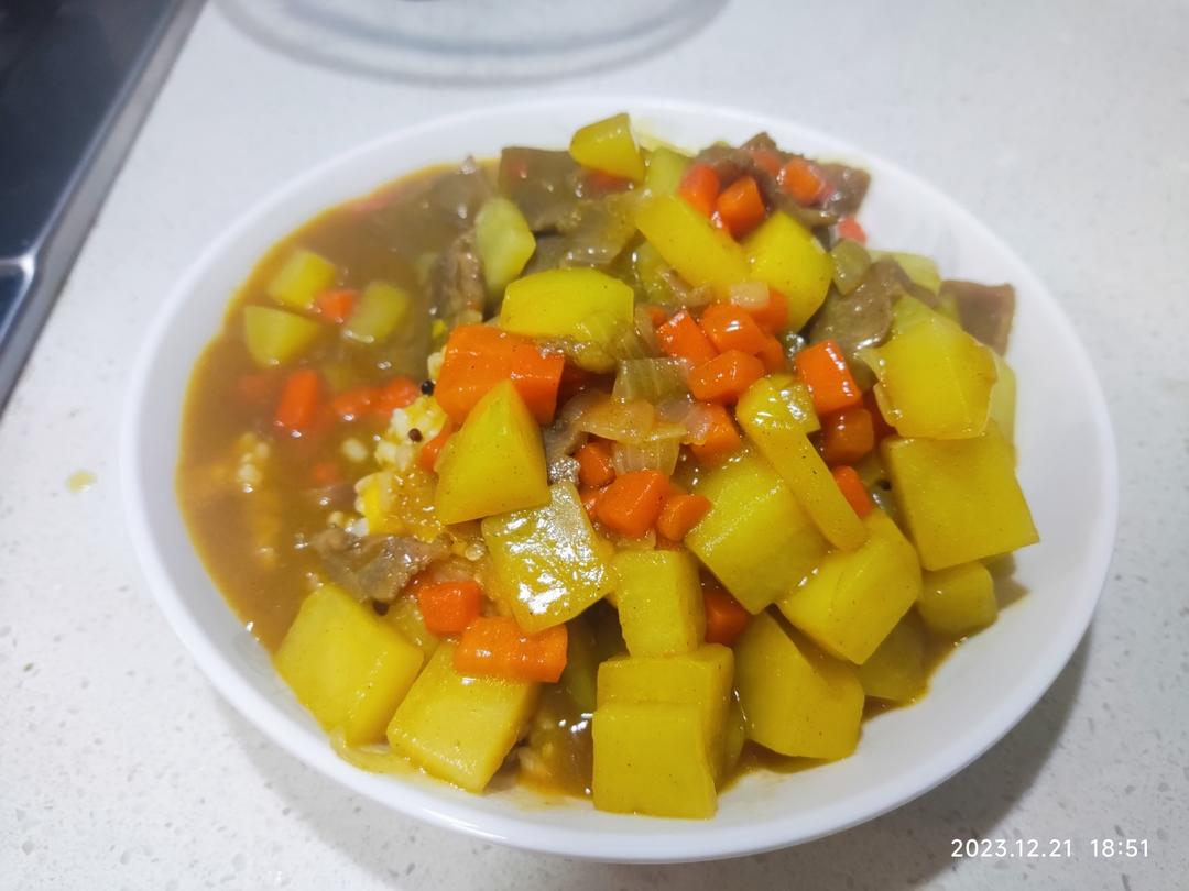 爸爸的最爱-咖喱牛肉