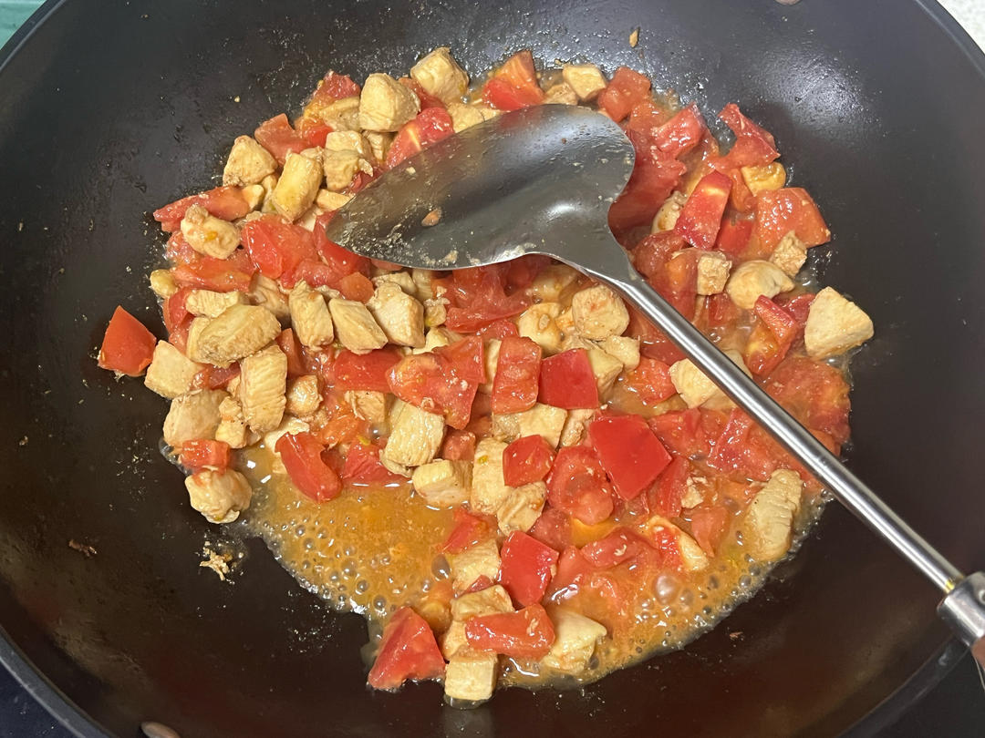 番茄炒鸡胸肉