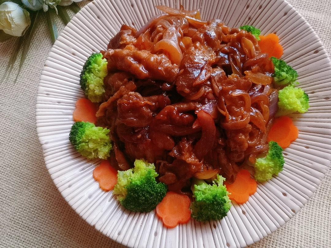 洋葱肥牛饭
