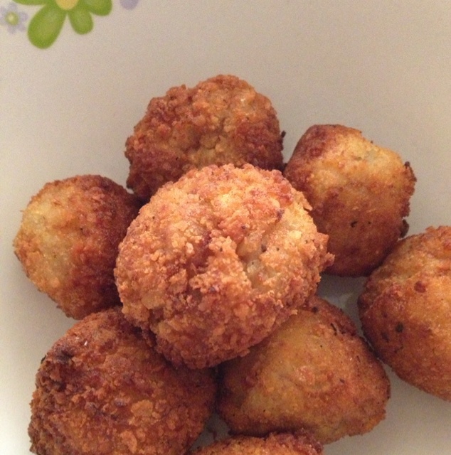土豆泥鲜虾球