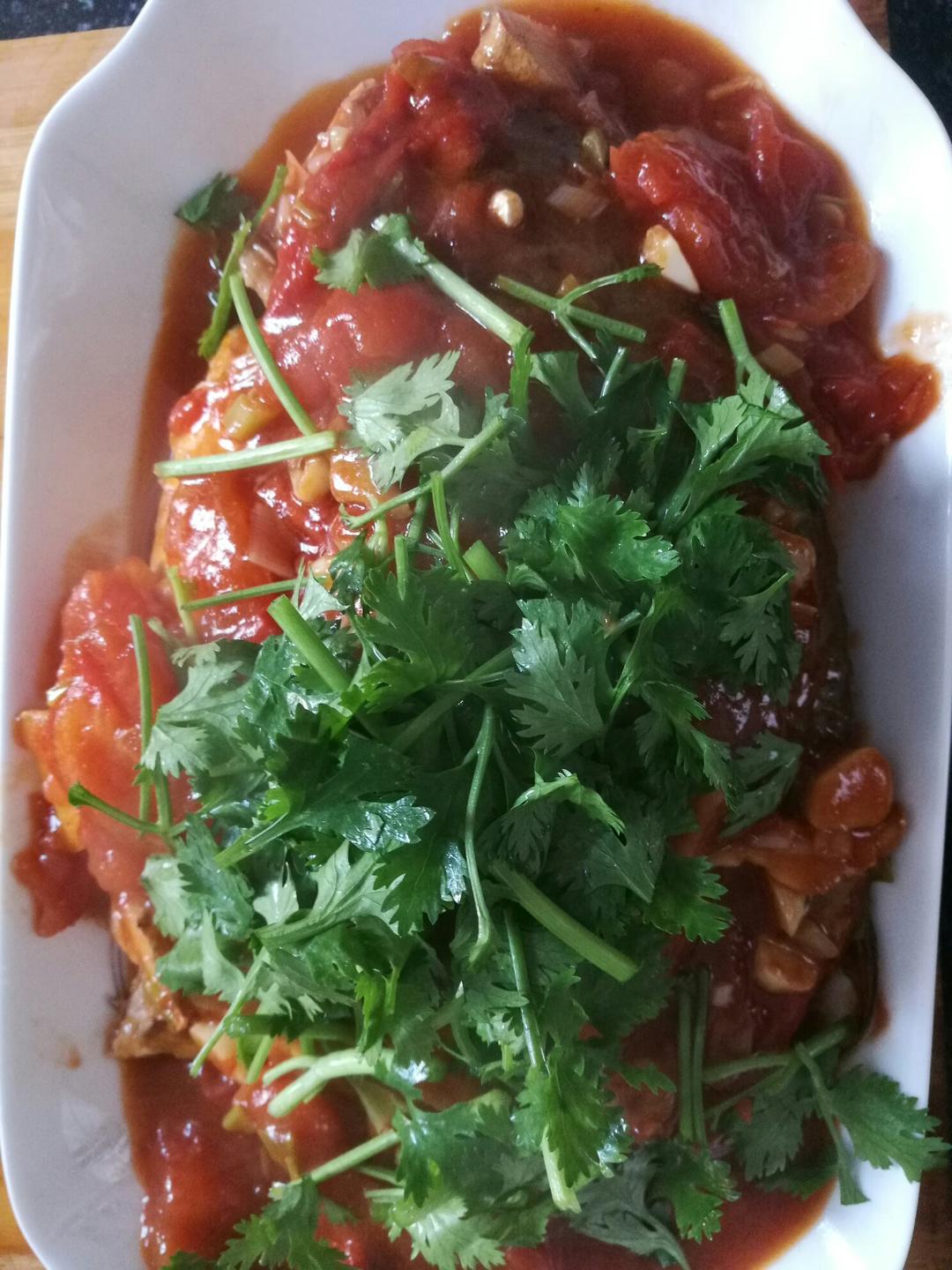 番茄鲳鱼的做法