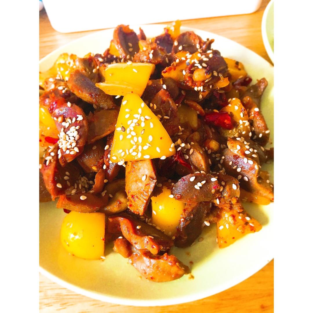 小米椒爆鸡胗