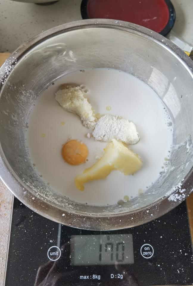 纯奶手撕吐司的做法 步骤1