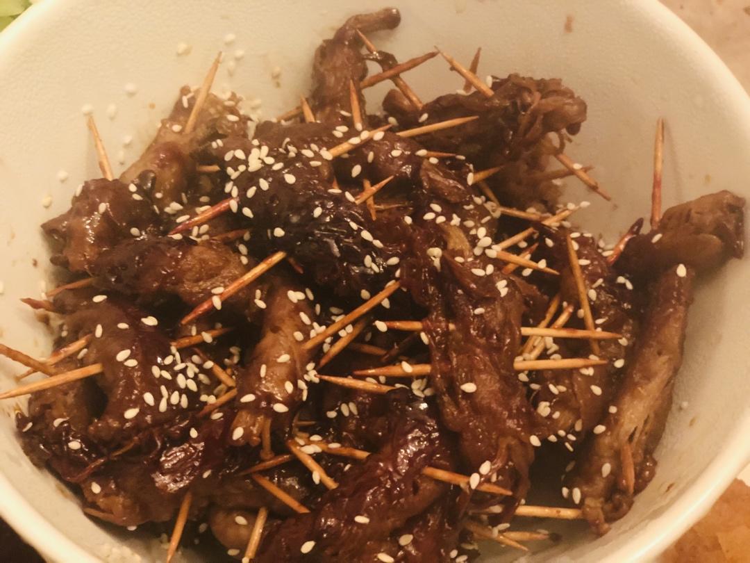 超级下饭的金针菇牛肉卷