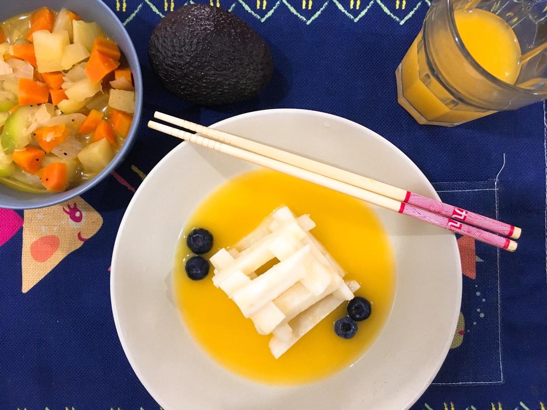 鱼鱼鱼鱼鱼_q2pi做的橙汁山药