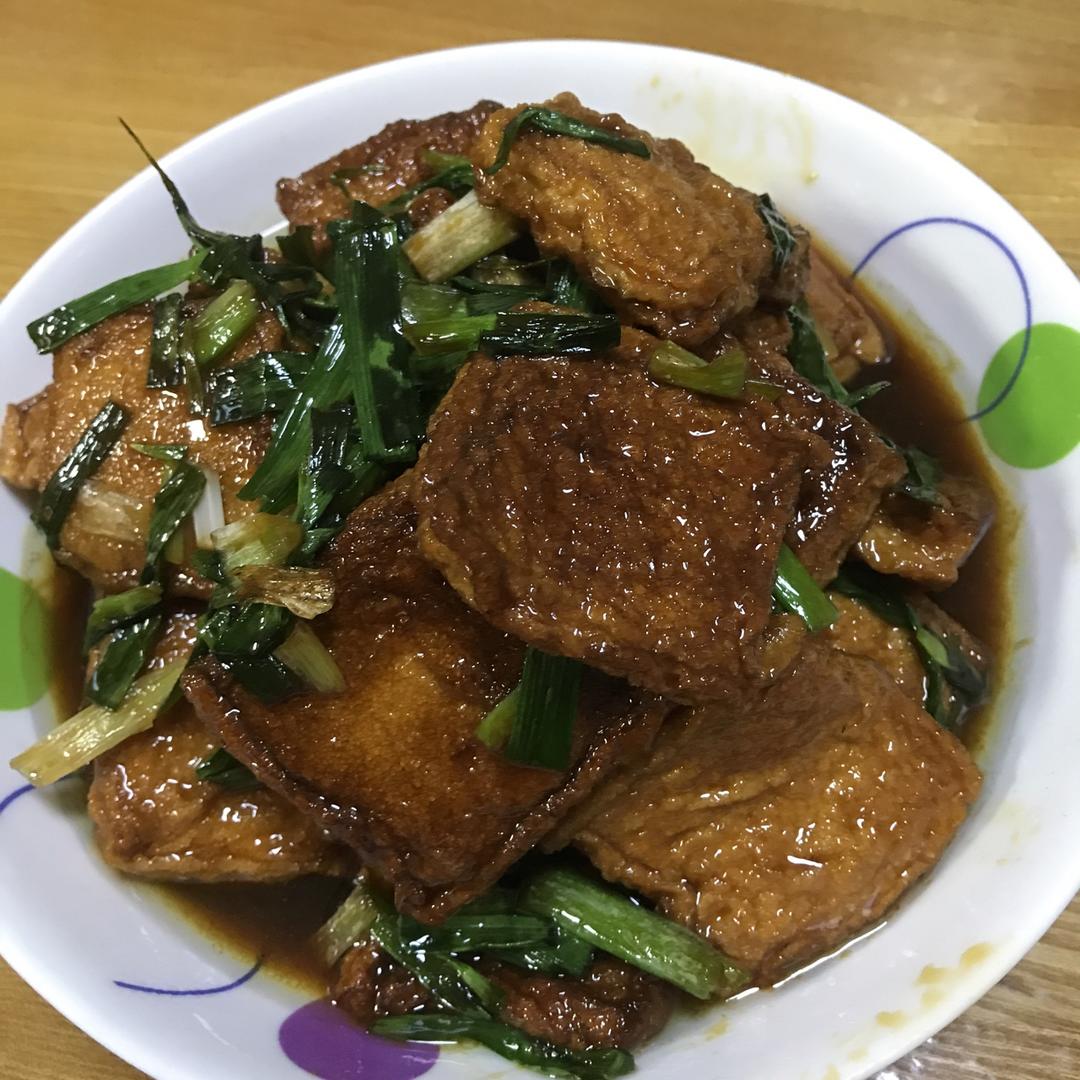 好吃的葱烧豆腐