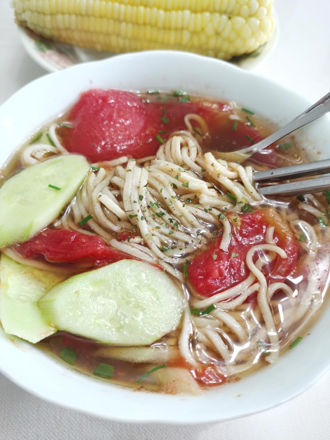 自制荞麦面（含荞麦粉制作）