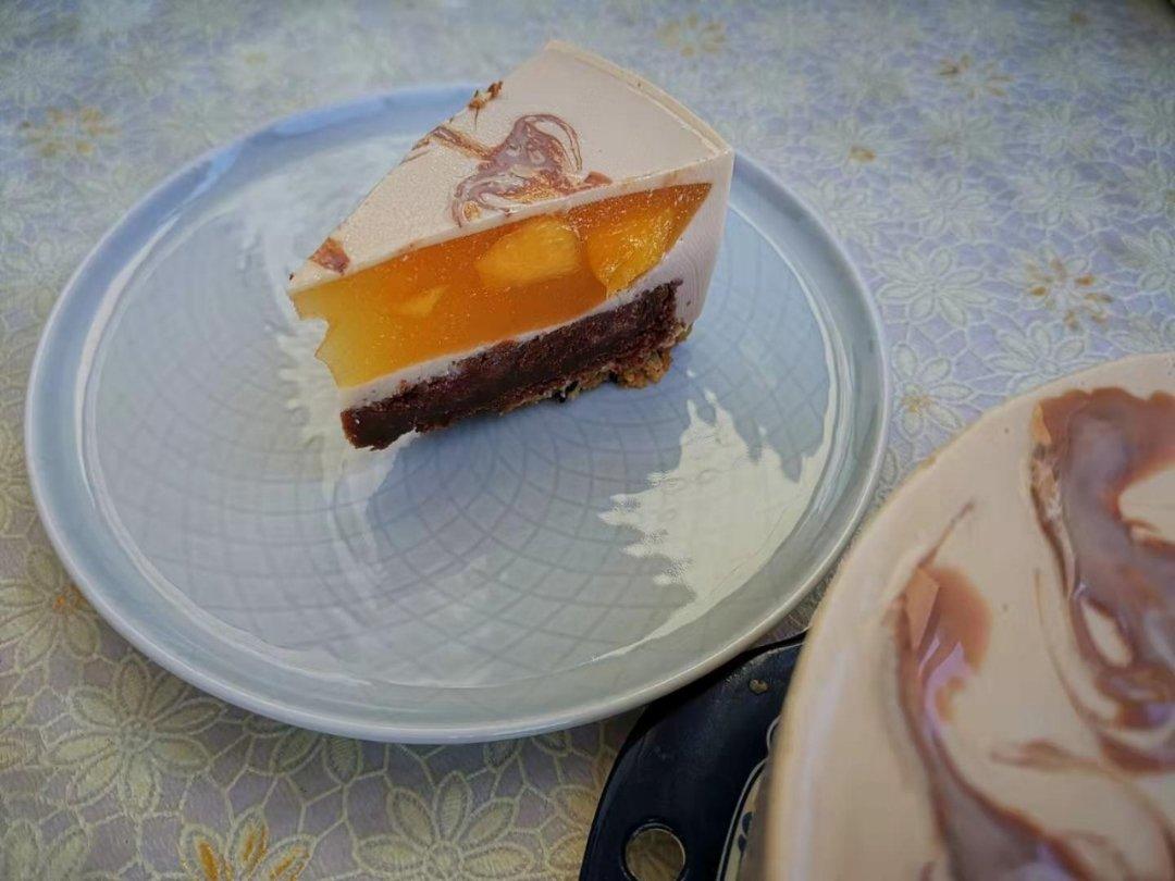 夏恬蜜桃乳酪慕斯蛋糕（6寸）