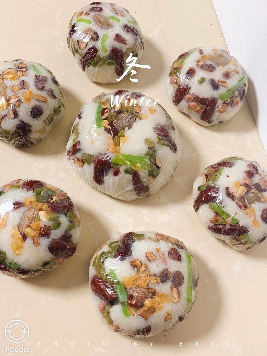 【猪油夹沙八宝饭】古法蒸糯米