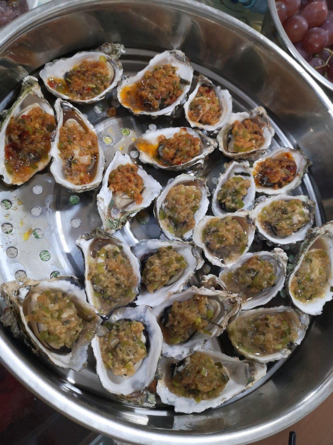 超简单～蒸蒜蓉生蚝