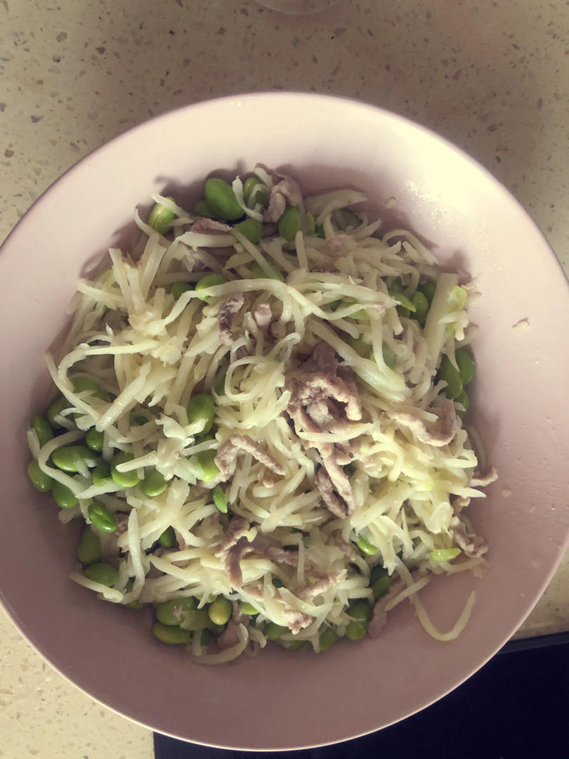 青椒茭白肉丝