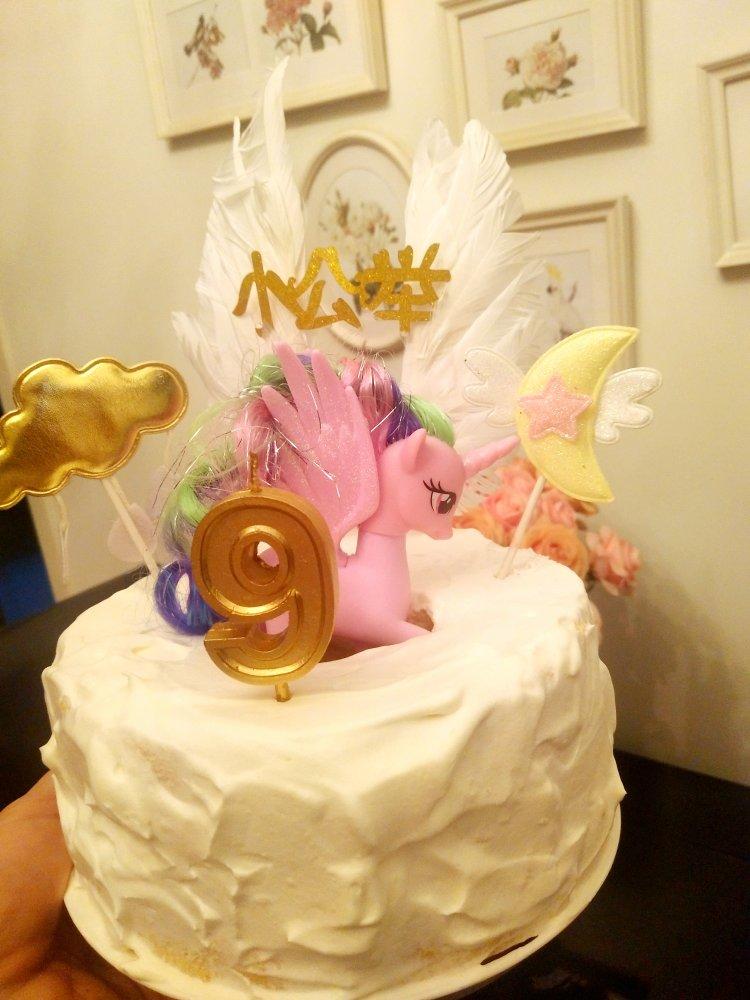 八寸戚风蛋糕（生日蛋糕坯）附六寸配单