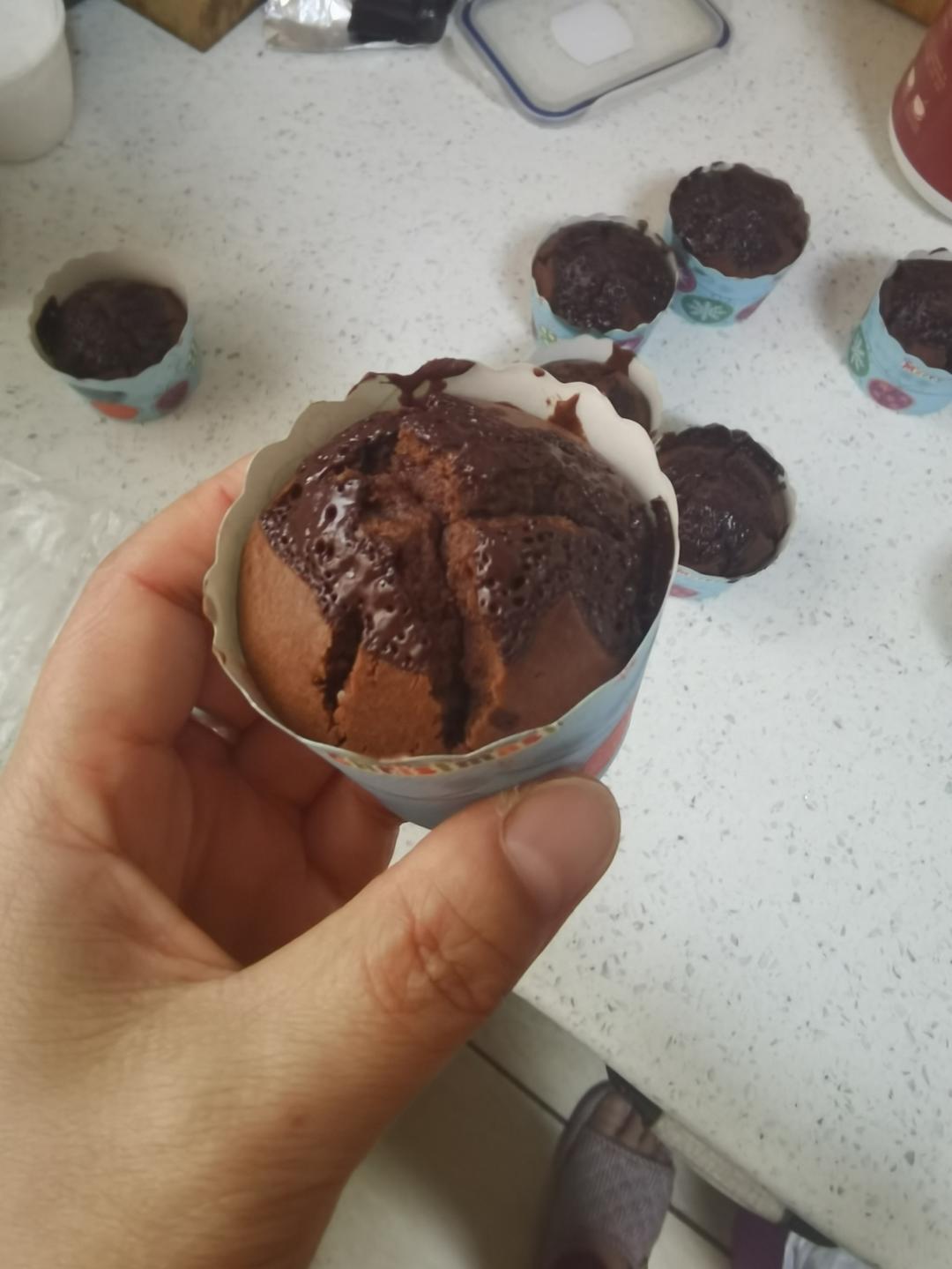 免打发❗搅一搅就能成功的巧克力麦芬