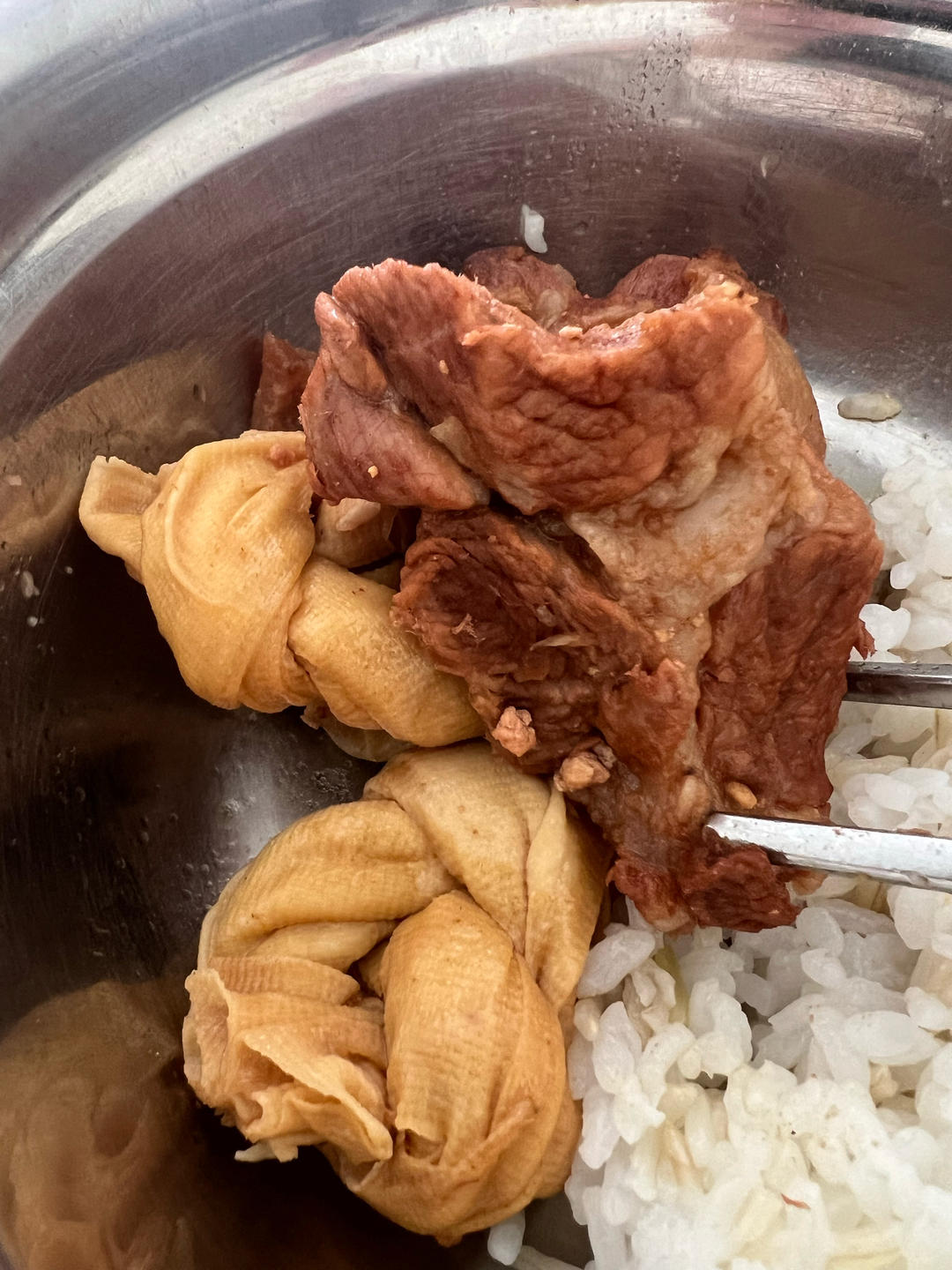 南乳百叶结红烧肉