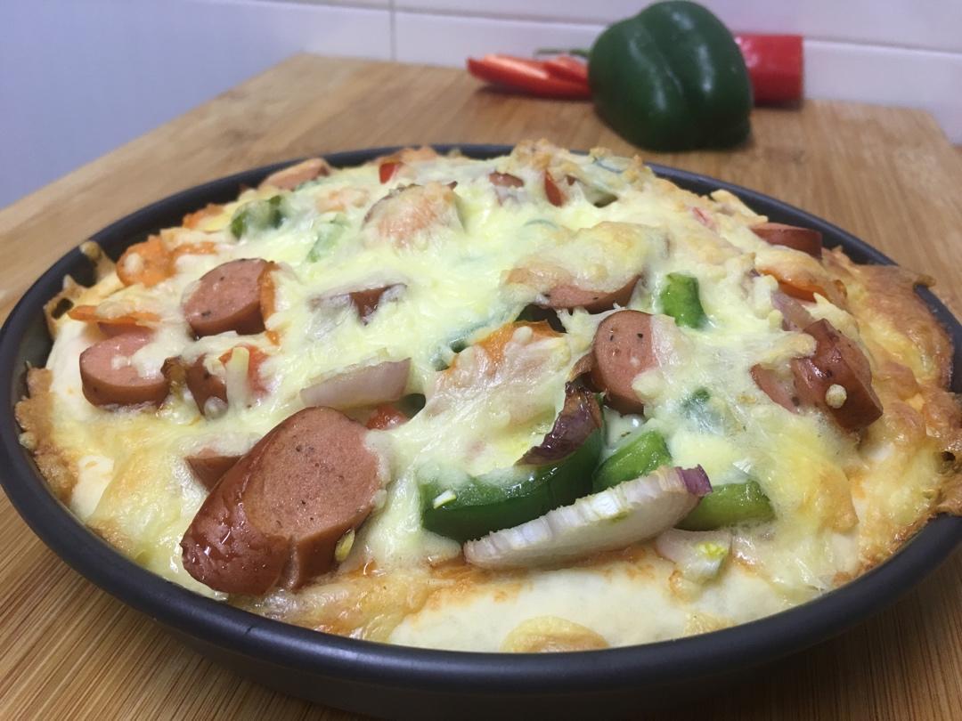 自制厚底披萨面饼