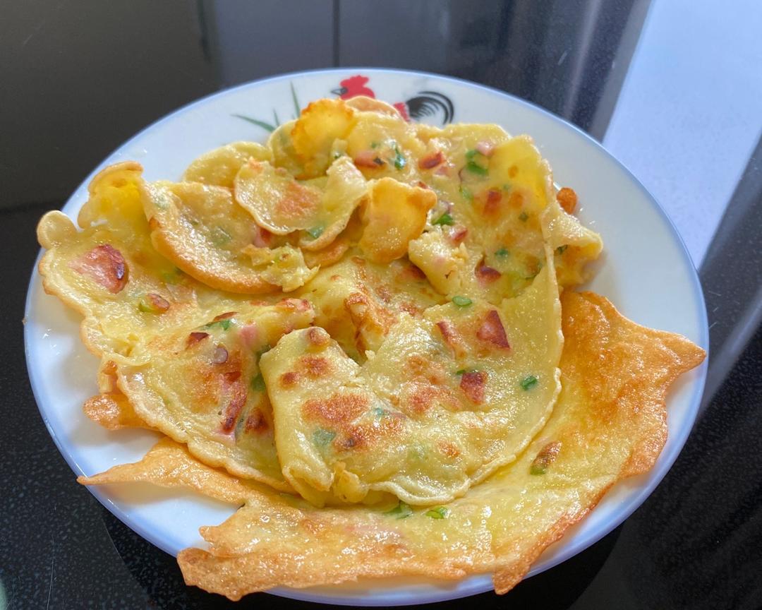 又香又好吃的鸡蛋饼！的做法