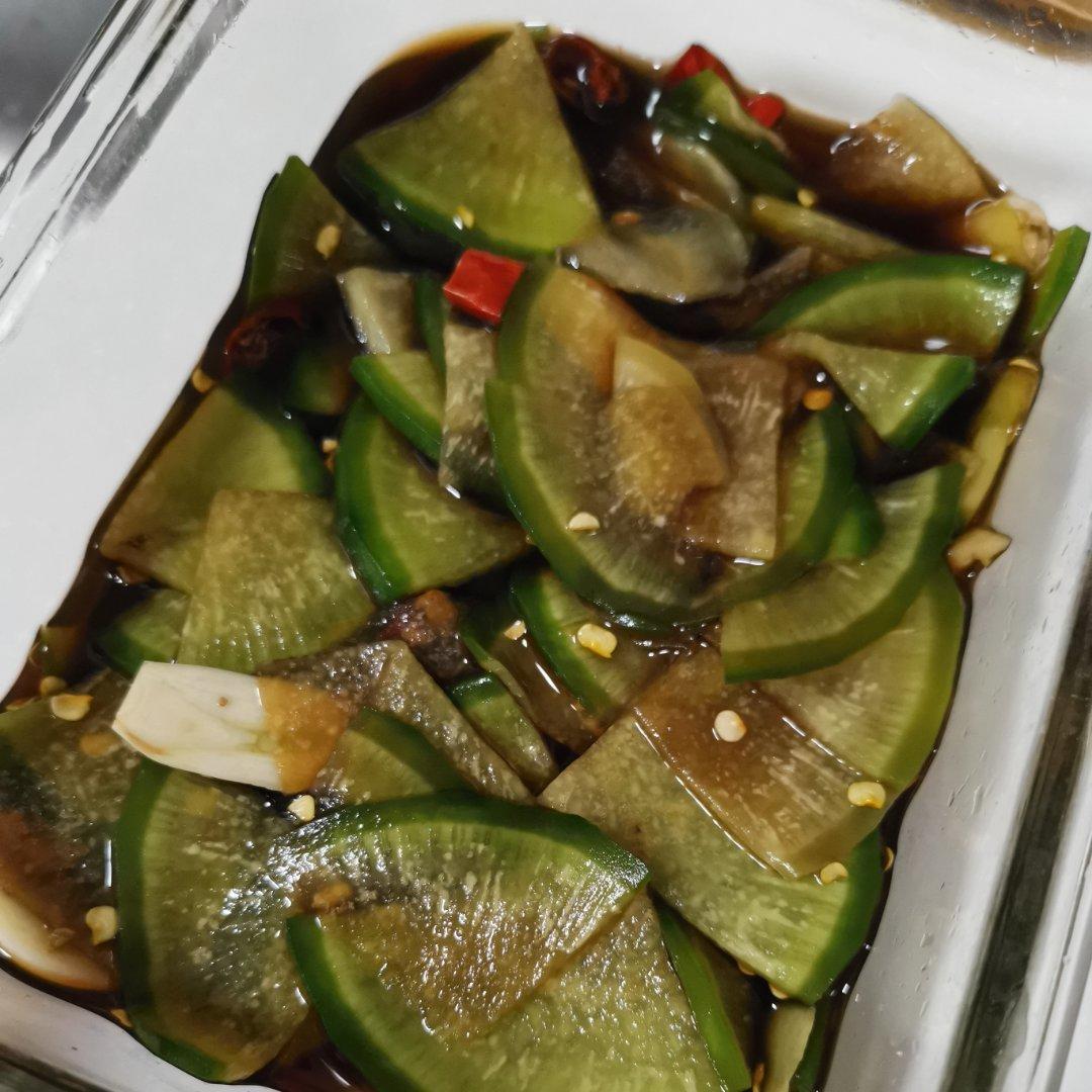 三步爽口酸酸辣辣腌萝卜片小咸菜