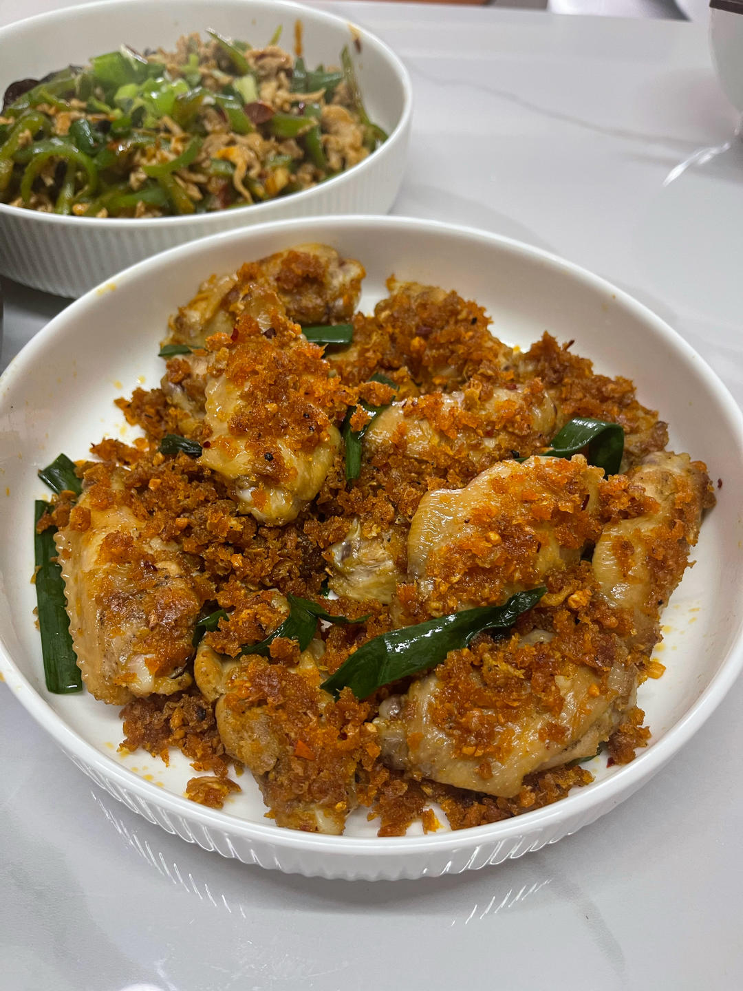 避风塘炒鸡翅