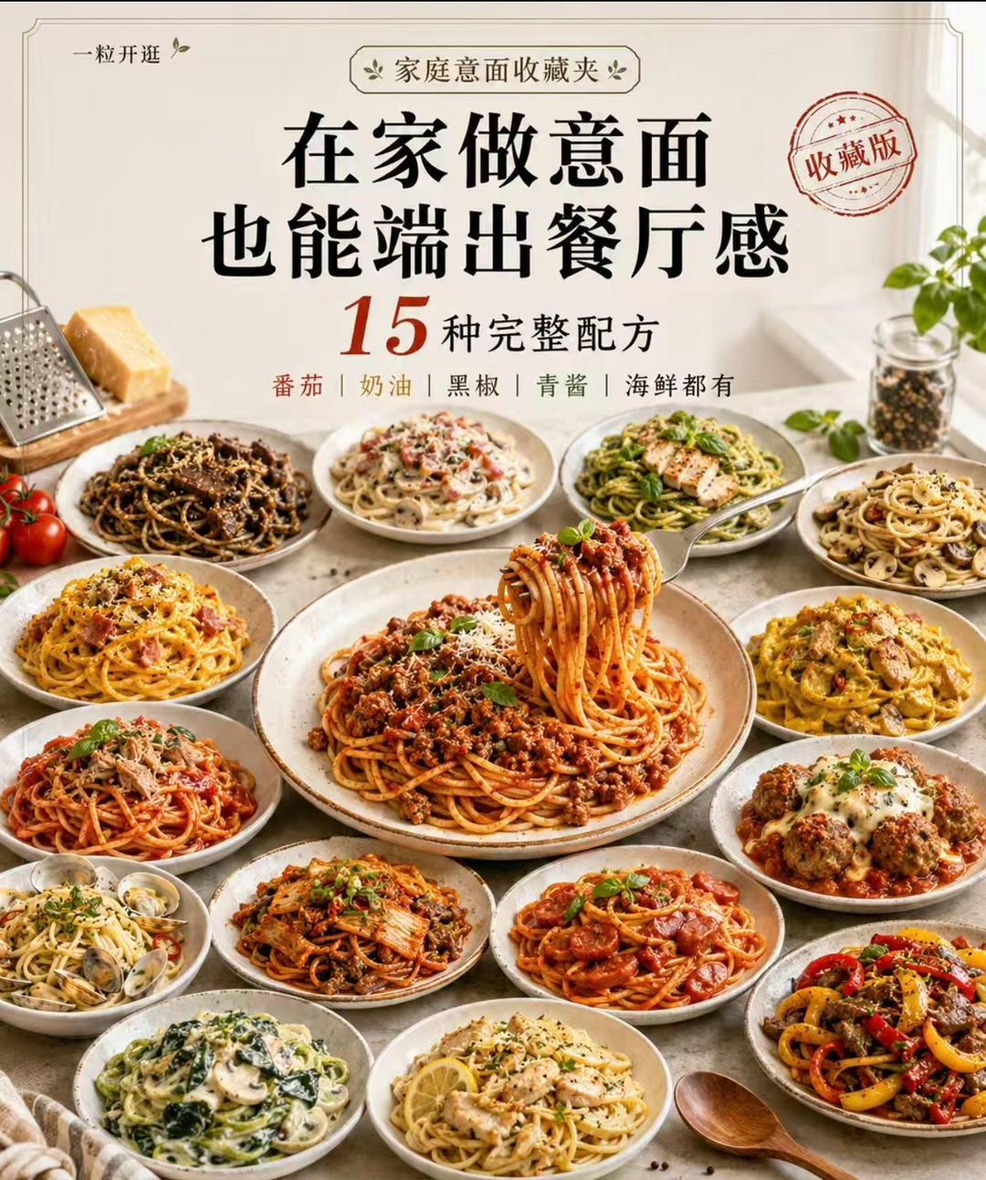 在家做意面也能端出餐厅感