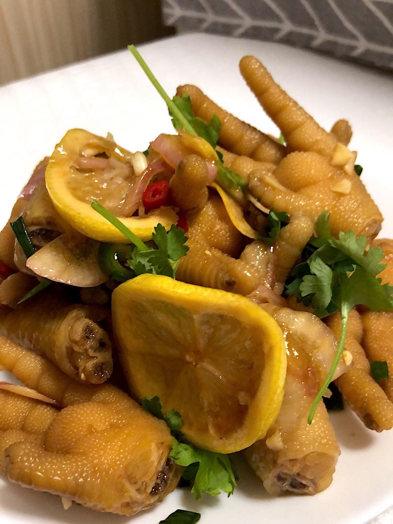 【柠檬酸辣鸡爪】自制超级无敌美味的网红鸡爪