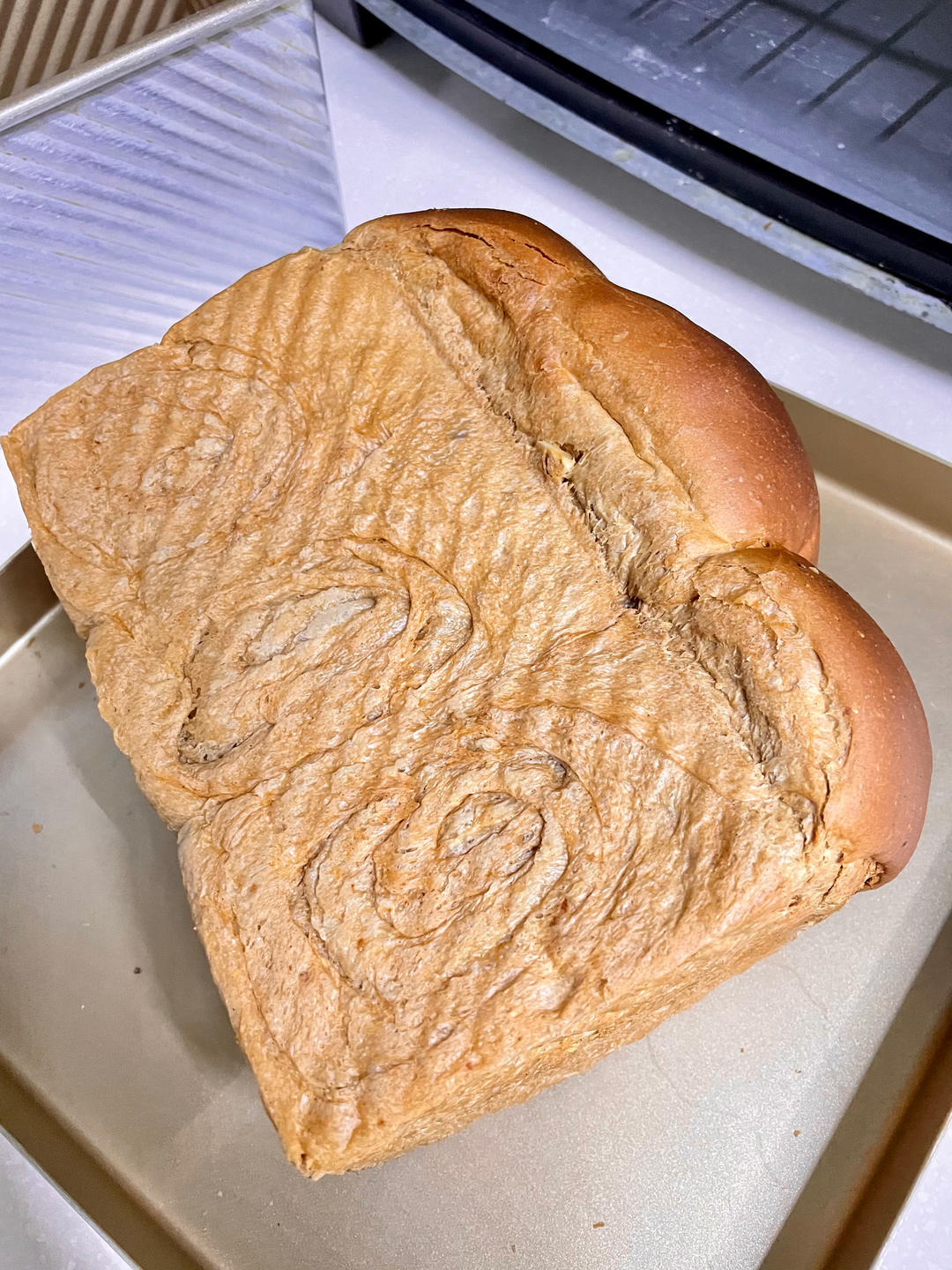 一次发酵淡奶油吐司、椰浆吐司、红糖肉桂吐司/红糖吐司、藕粉吐司——西式美食（六十五）
