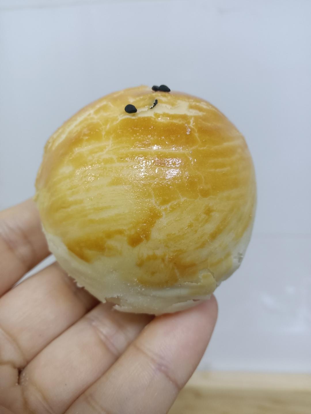 超简单 免揉 酥掉渣的蛋黄酥(超详细附全程视频)不破酥『万能酥皮』