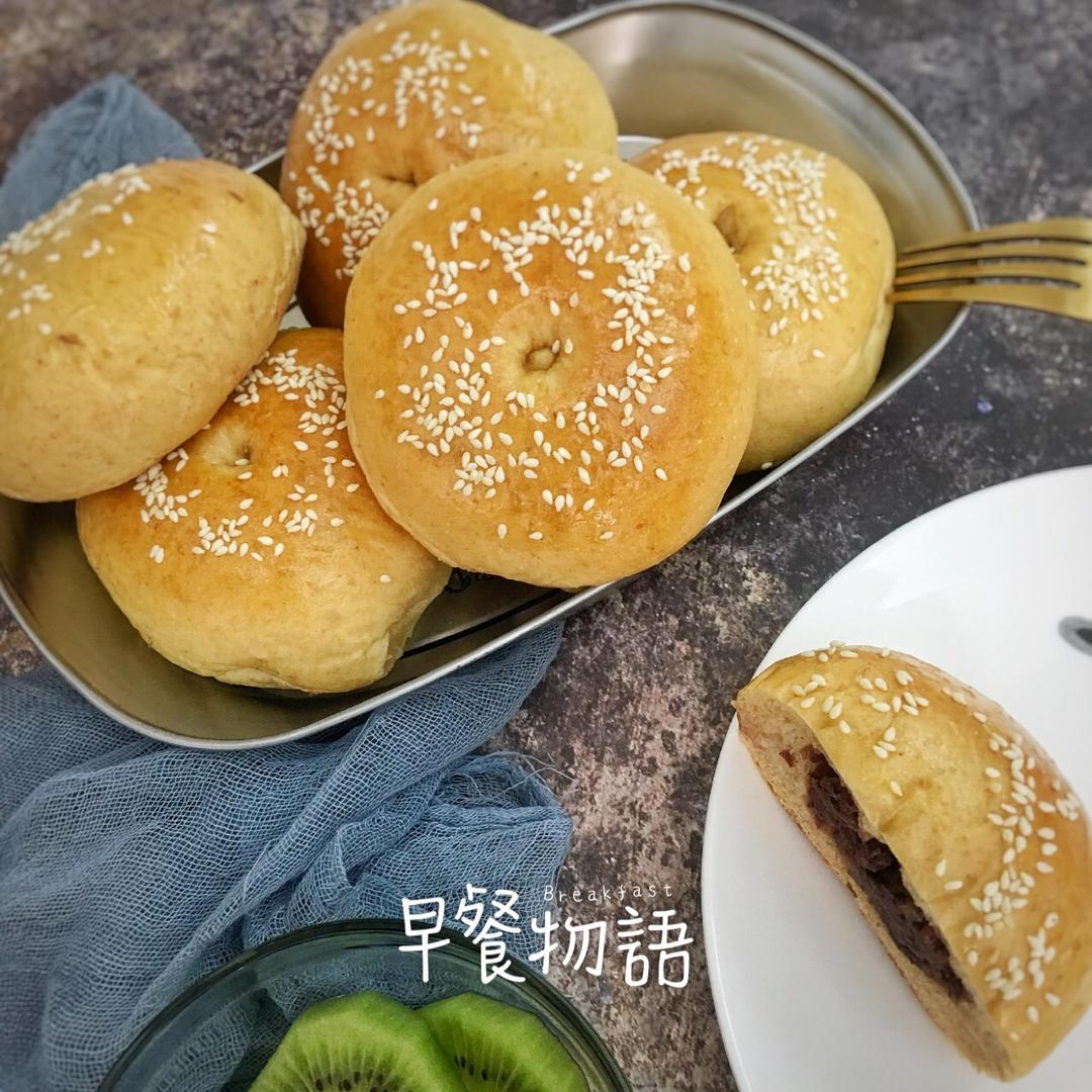 红糖豆沙面包（波兰种）