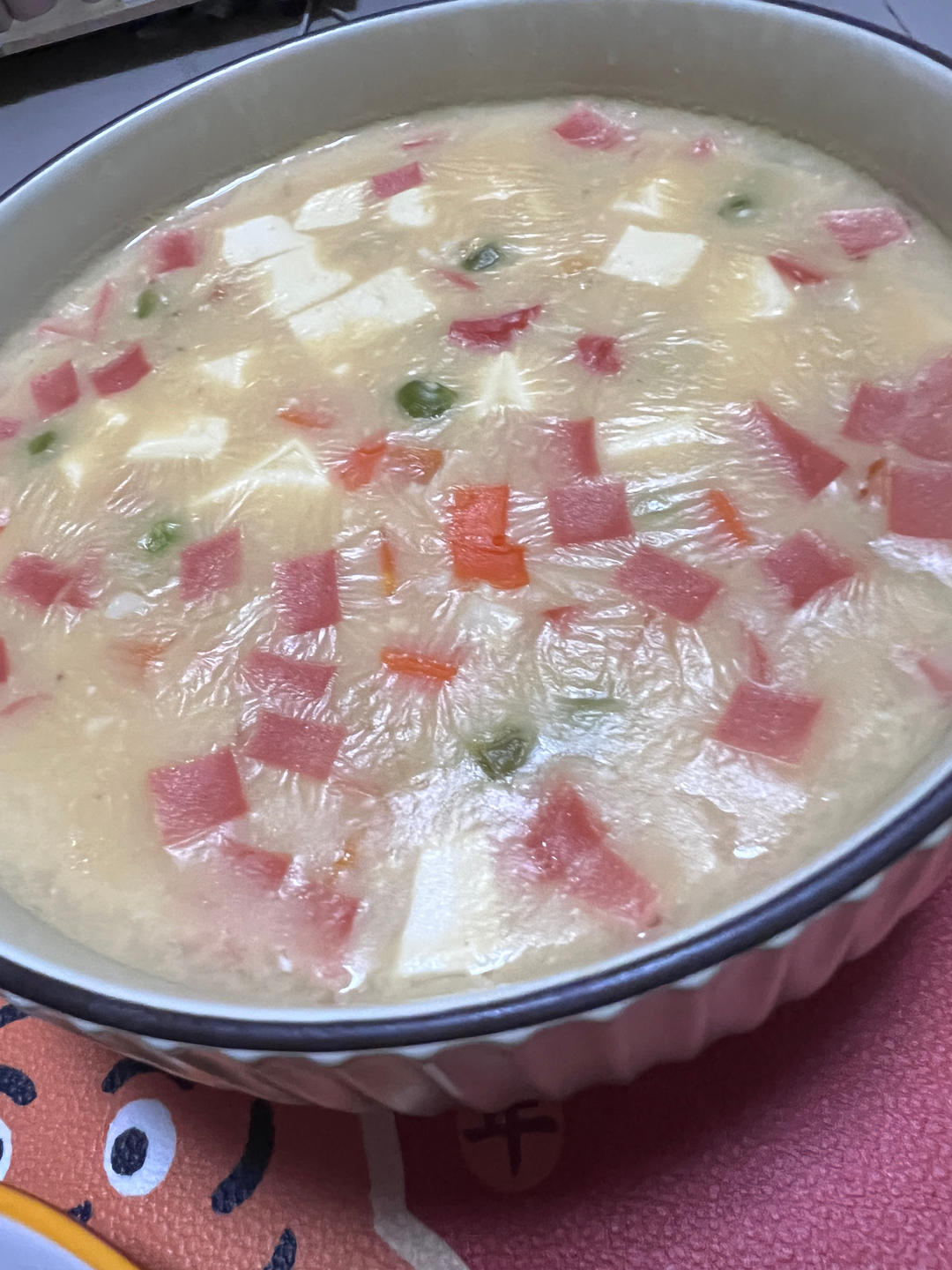 有颜味佳的蟹黄豆腐