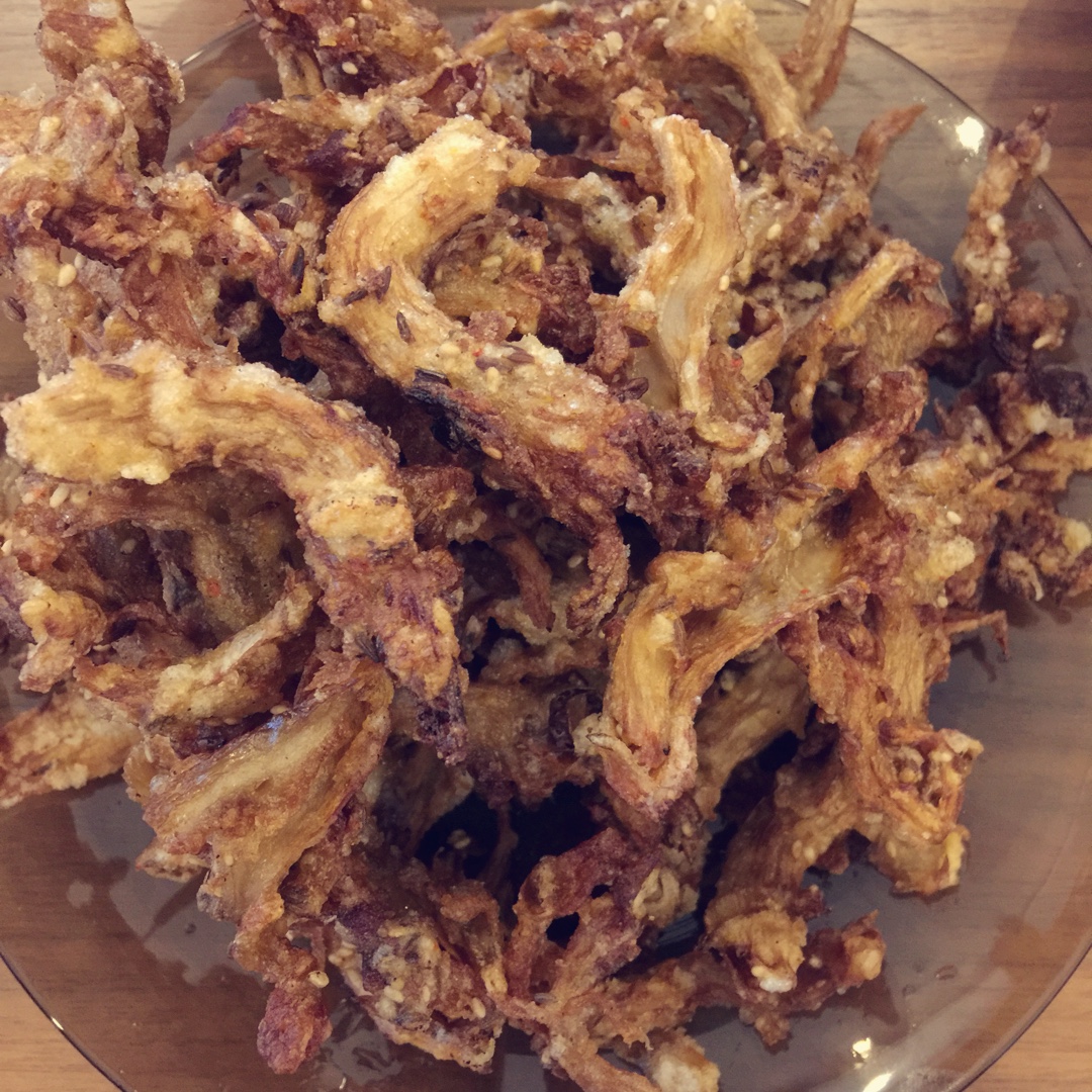 干炸鲜蘑