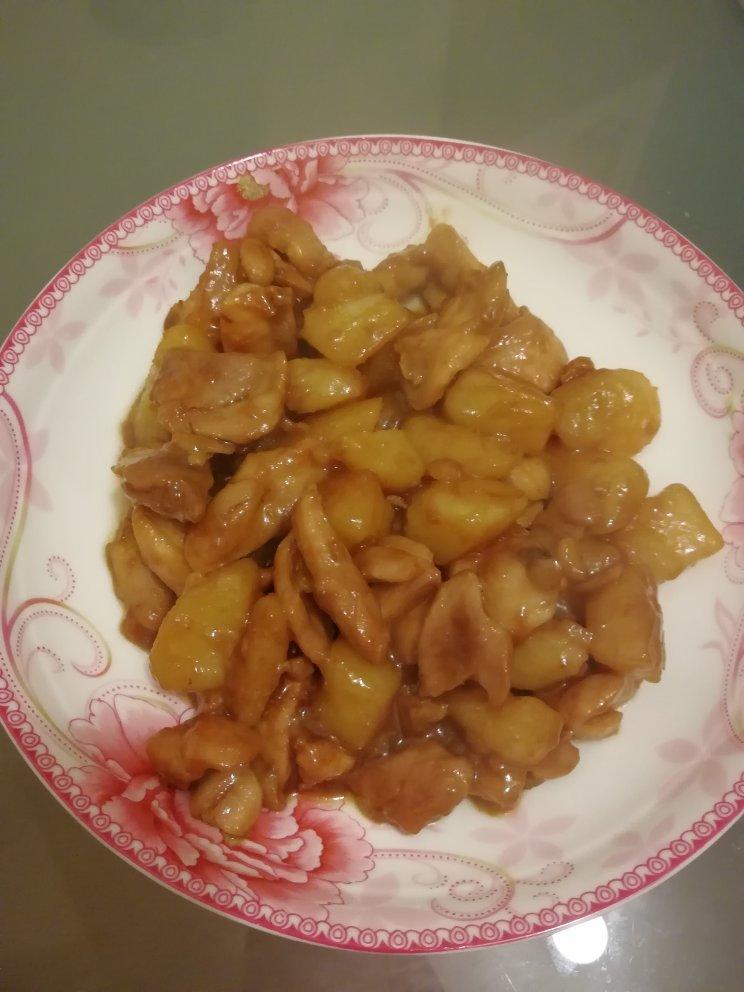土豆焖鸡腿