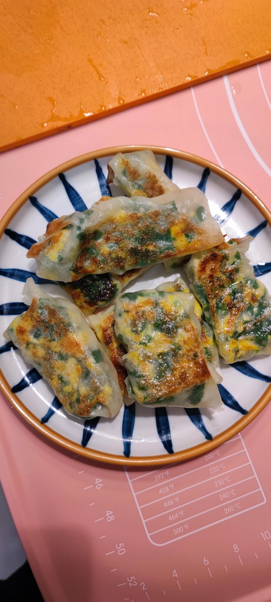 饺子皮版韭菜盒子