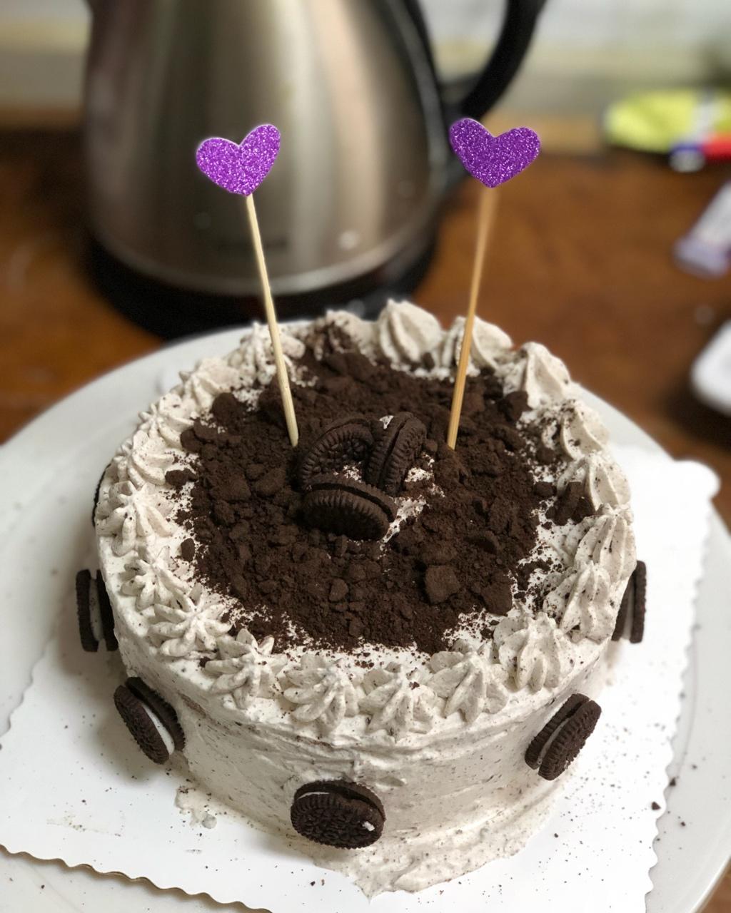 耳边的candy做的奥利奥咸奶油蛋糕(六寸)