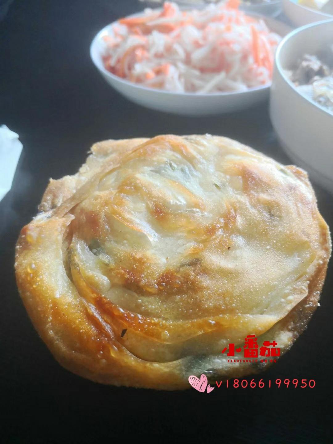 饺子皮葱油饼